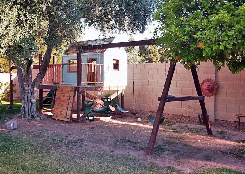 Swing Set Addition for Existing Playhouse