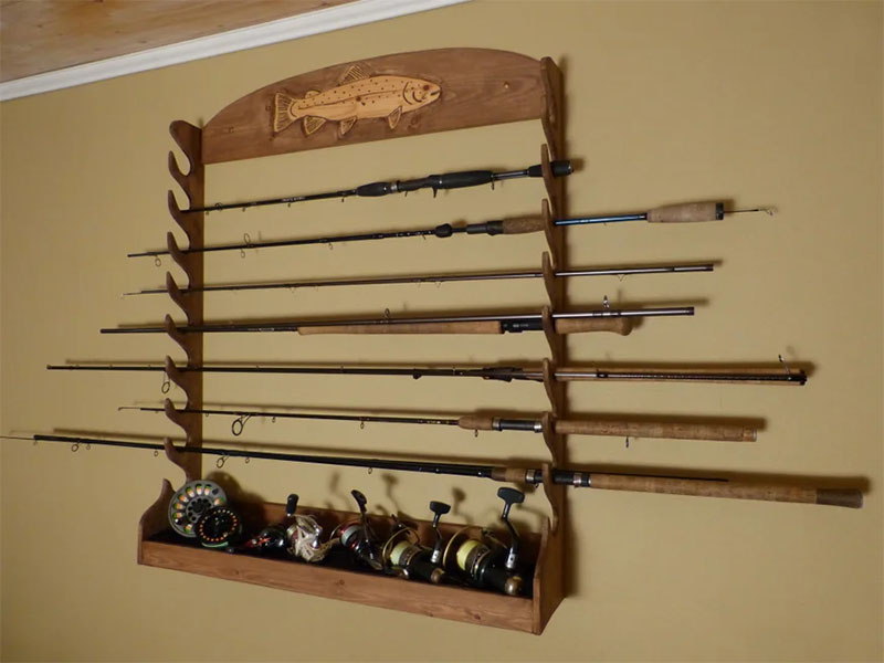 Wall-Mounted Rod Rack