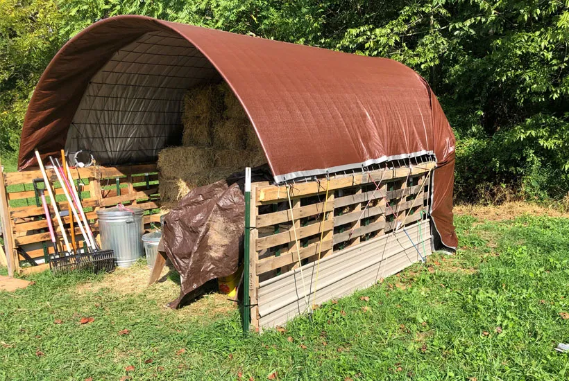 finished haygloo 5DogFarm