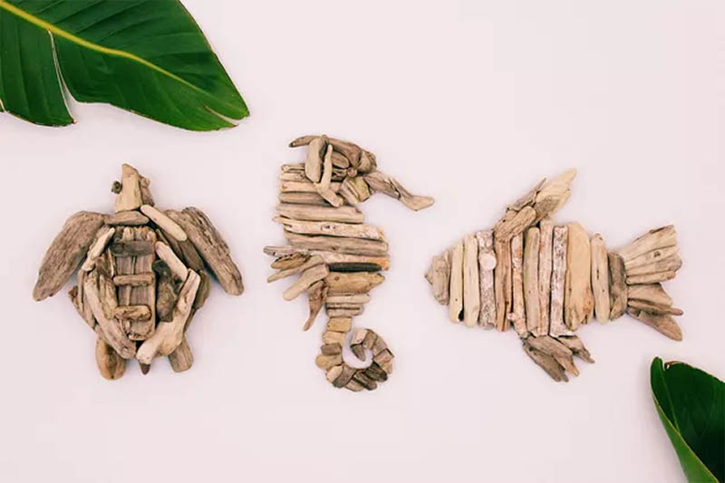 Beach Driftwood Wall Art
