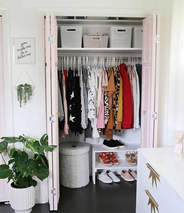 Built-In Closet DIY from A Beautiful Mess