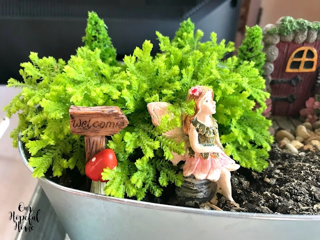 DIY Budget Fairy Garden by our hopeful home
