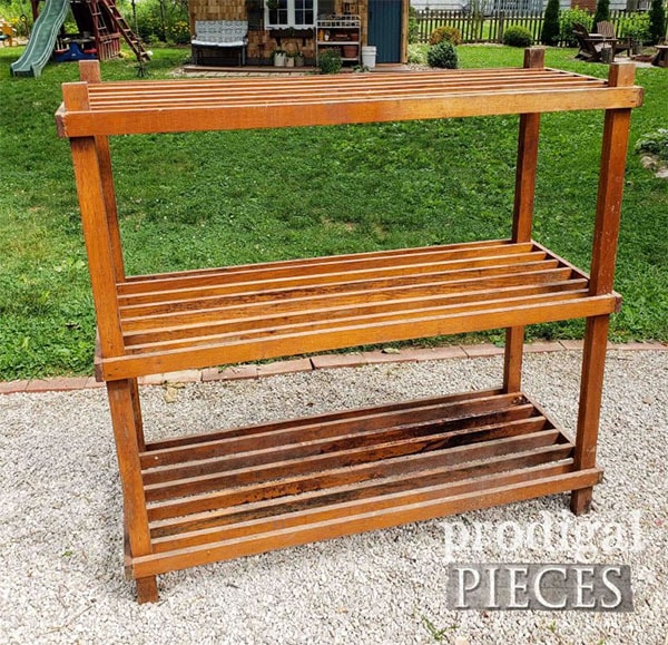 DIY Folding Potting Table