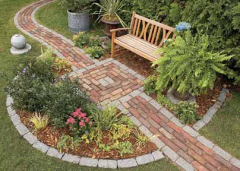 DIY Informal Paved Path