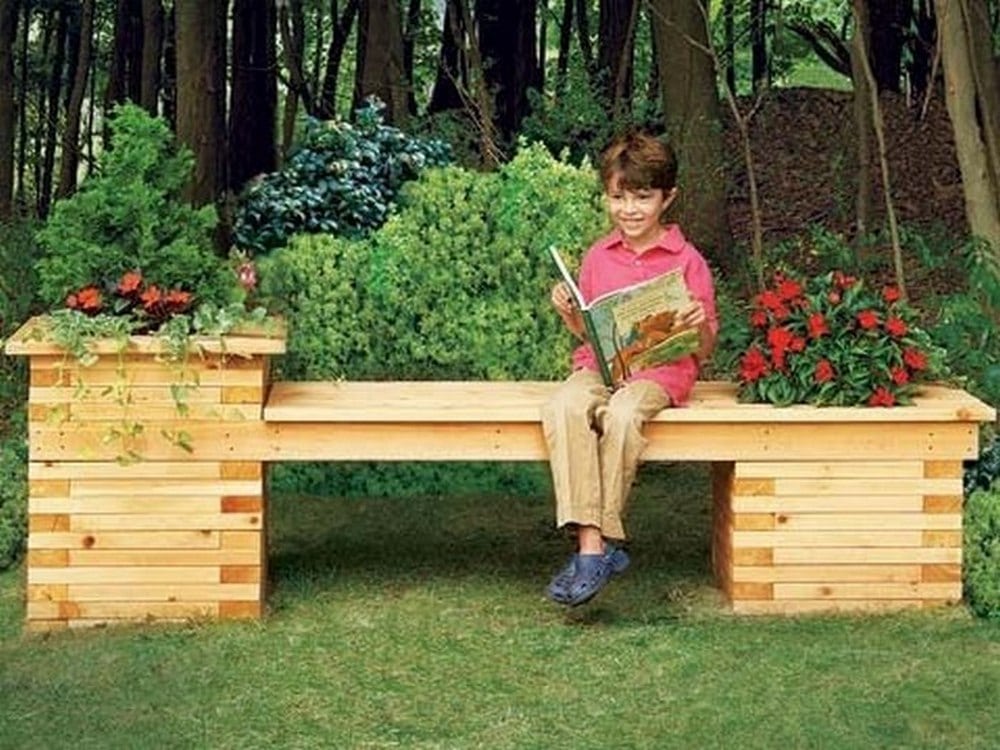 DIY Planter Bench by The Owner Builder Network