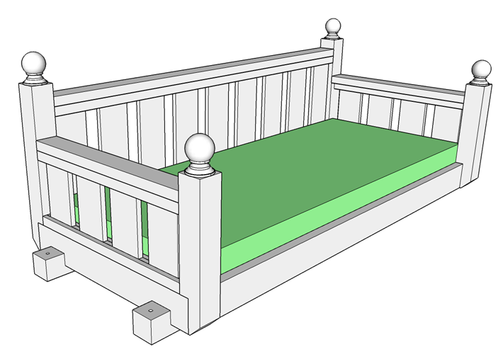 DIY Swing Bed plans