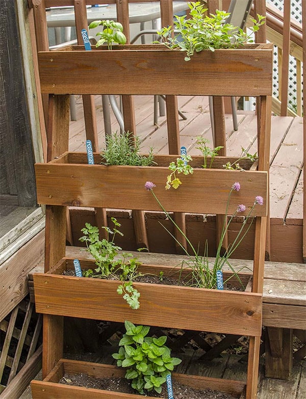 DIY Window Box Herb Planter