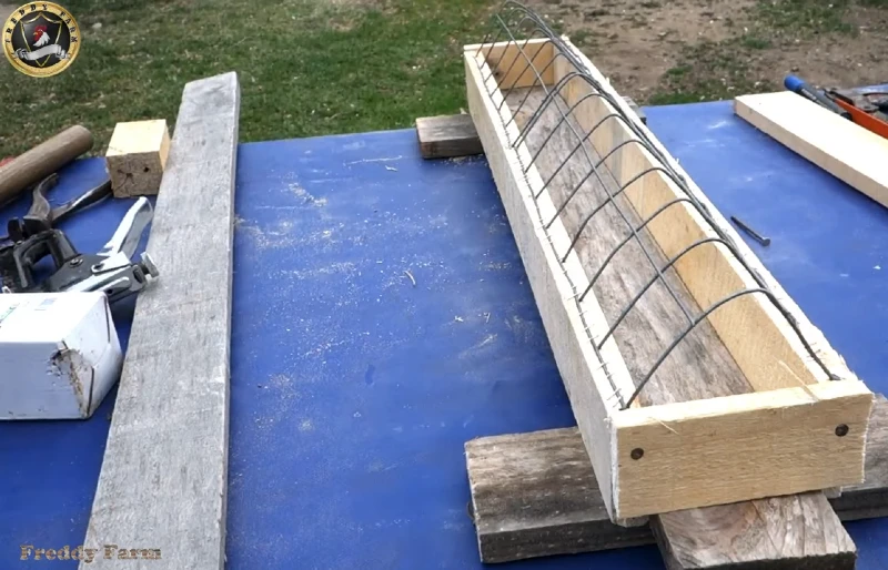 DIY Wooden Feeder with Steel Mesh