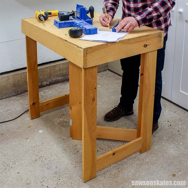 Easy Folding Workbench