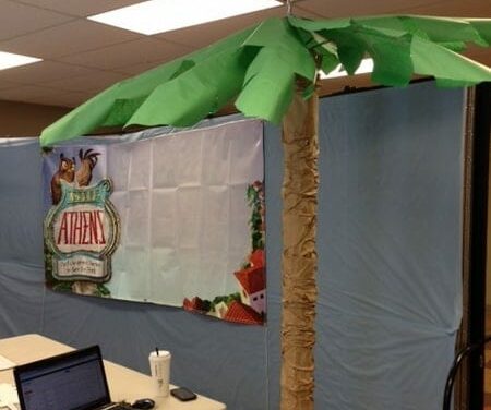 Fake palm tree