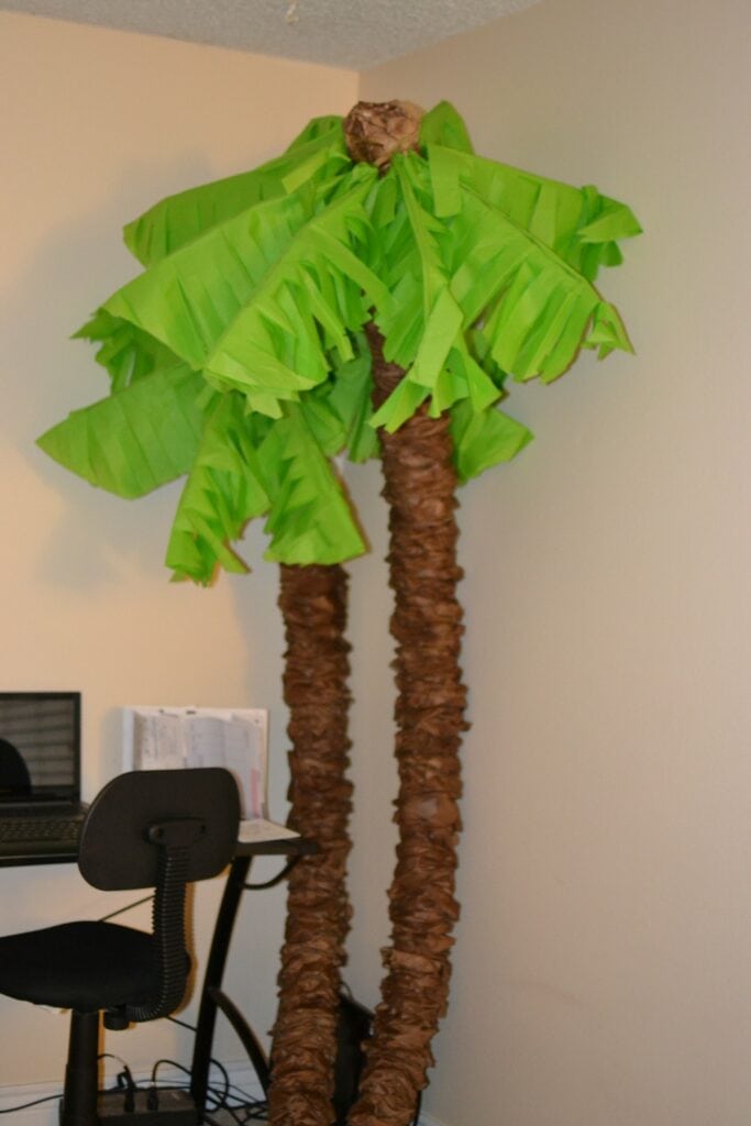 Fake palm tree plan