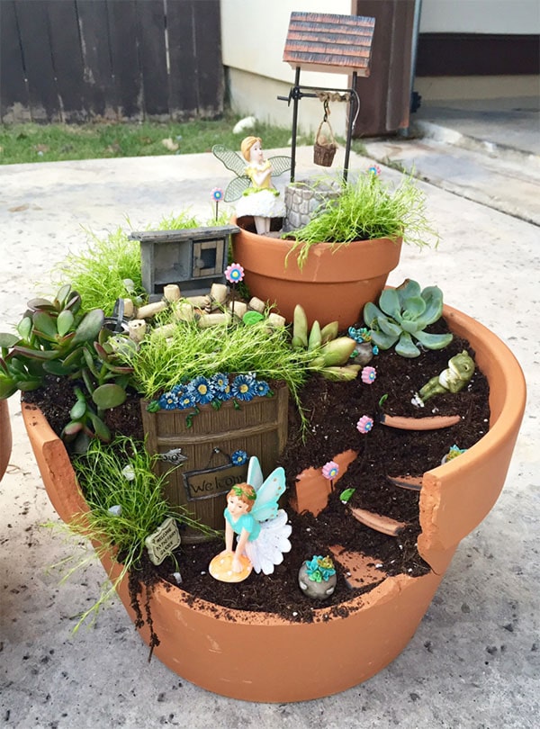 Homemade Fairy Garden