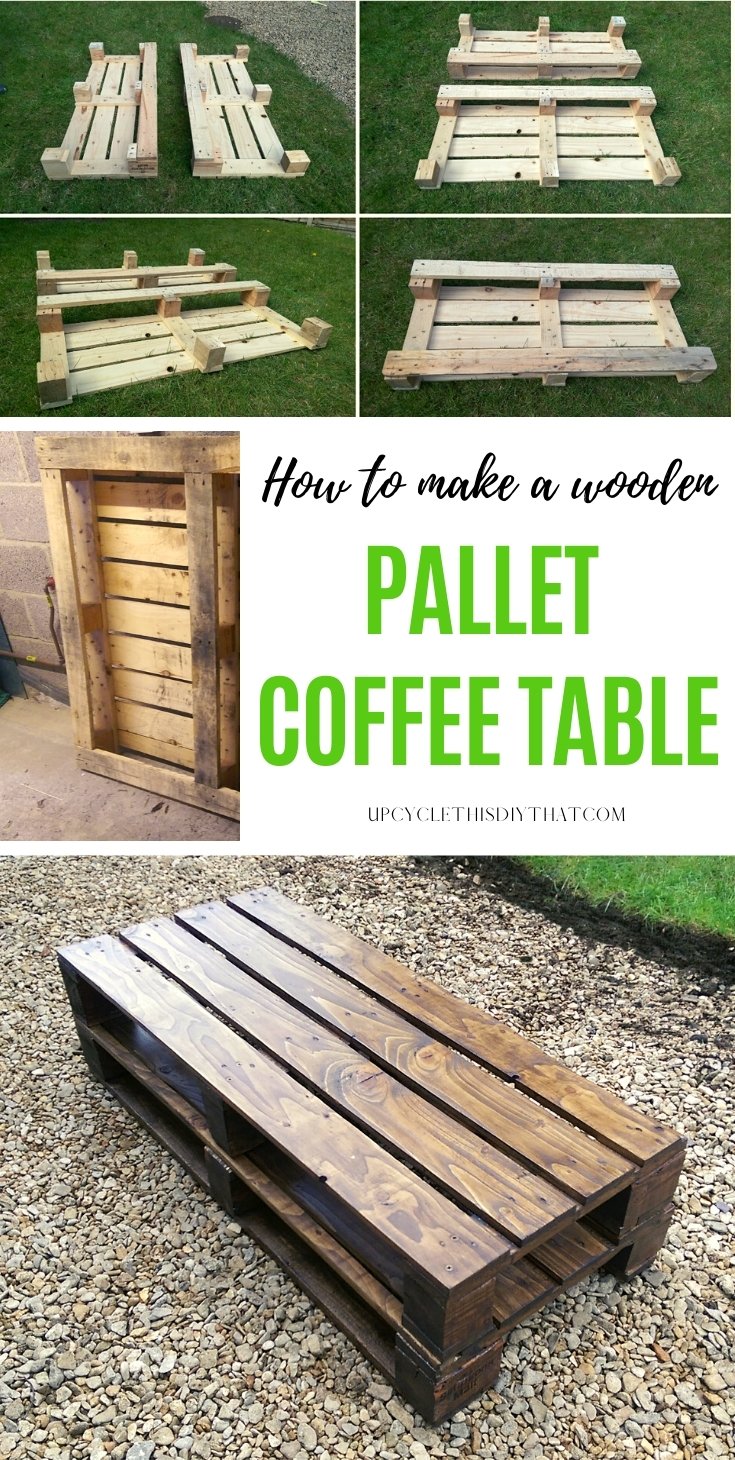 Pallet Coffee Table by up cycle this diy that