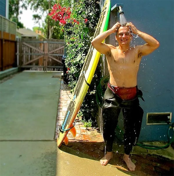 Quick Outdoor Shower DIY by Home Jelly