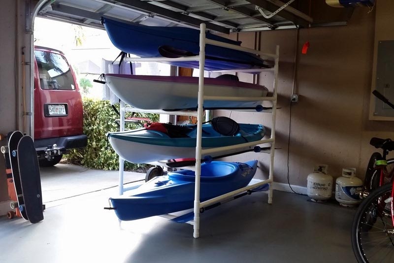 The $100 PVC Kayak Rack
