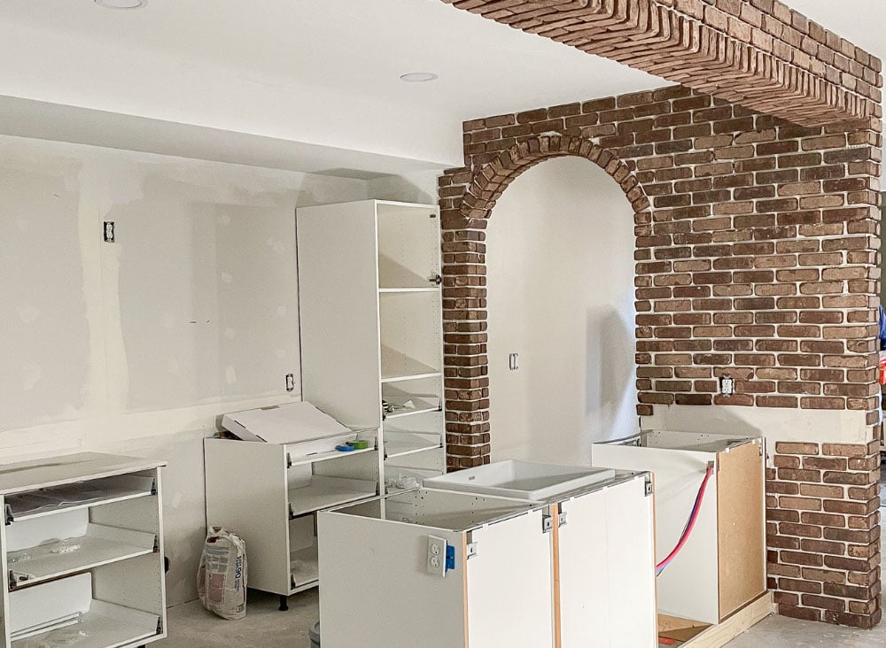 Thin Brick Fireplace Facelift