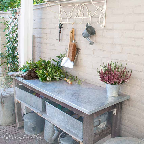 Upcycled Garden Table