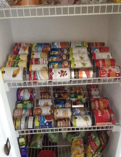 Wire Shelving Can Organizer Hack by instructables