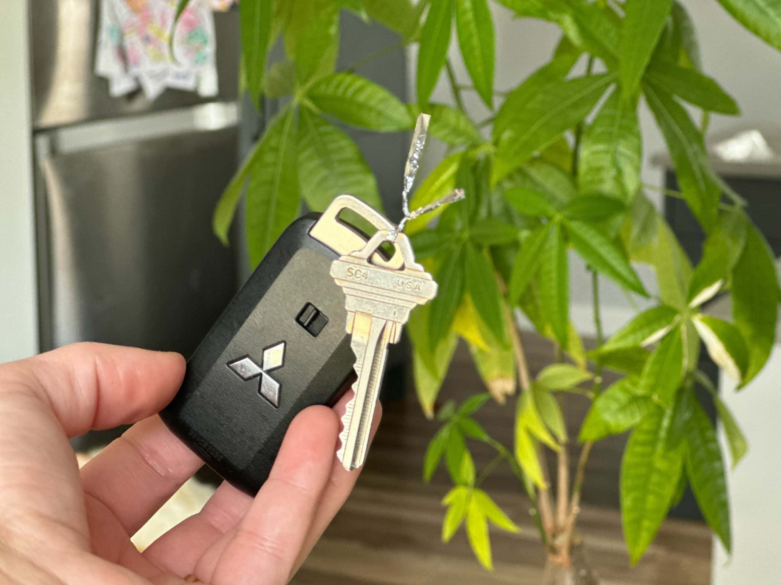 car key twist tie