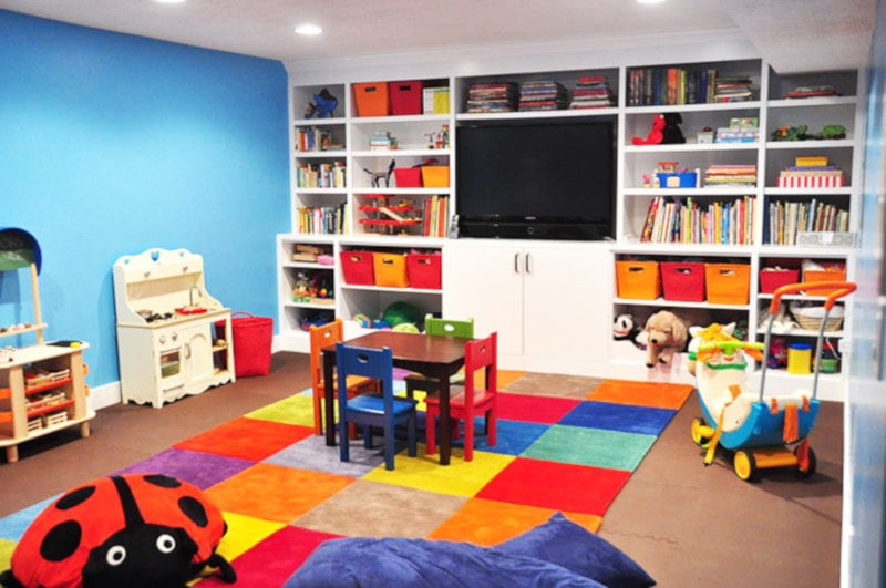 Childrens playroom classroom theme
