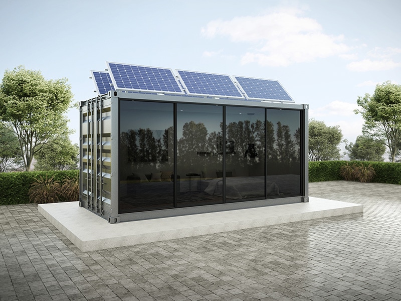 Eco-Friendly Green Container Home