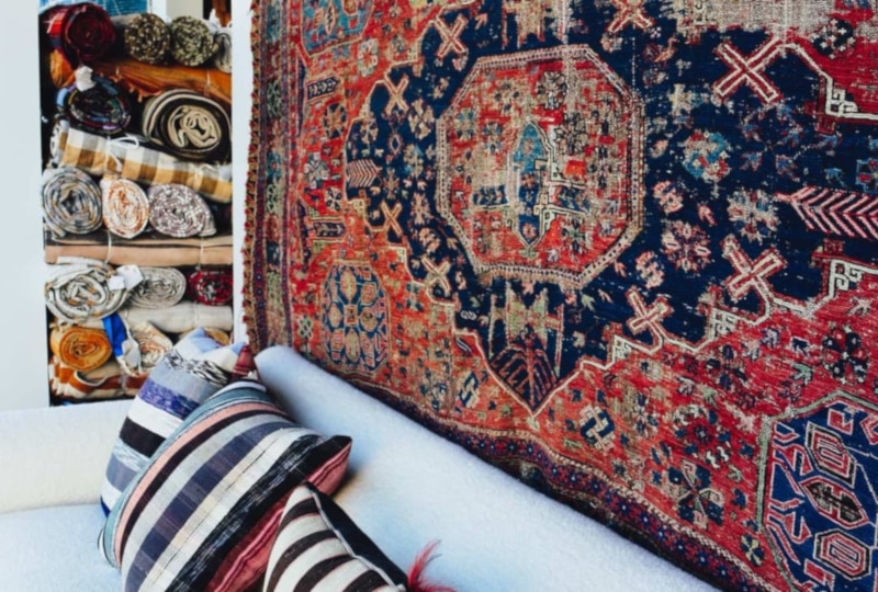 Hang a rug on the wall