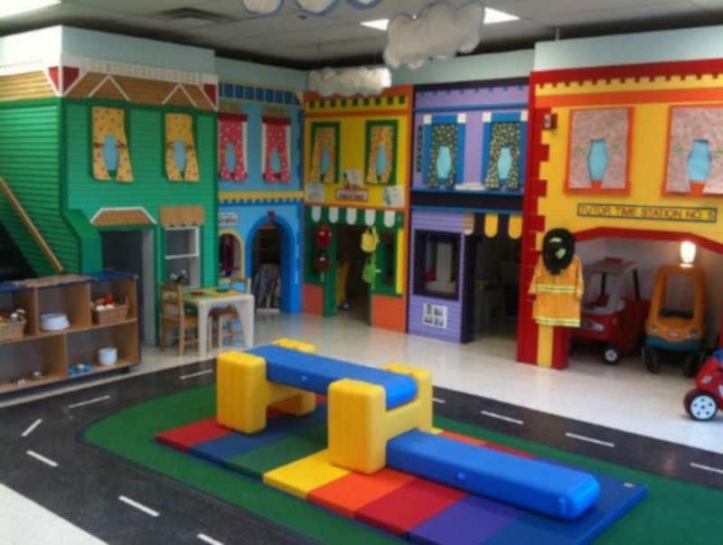 Main street in the playroom