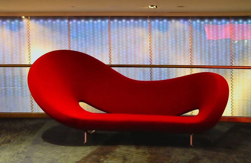 red couch