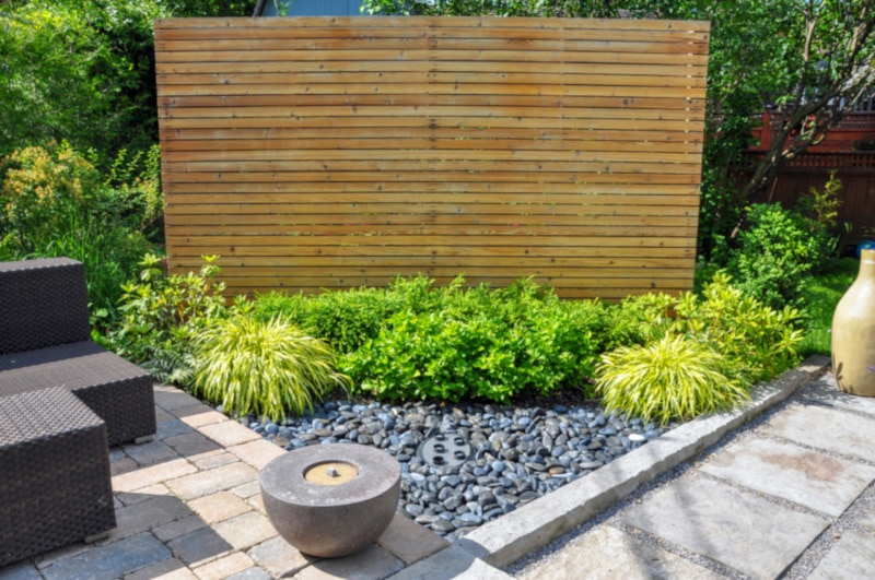 Asian inspired urban garden