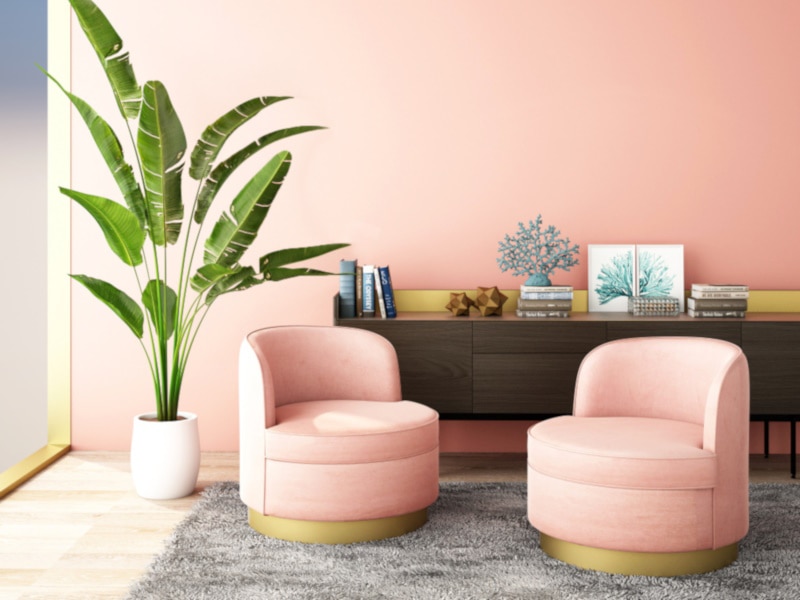 Interior design for living area or reception