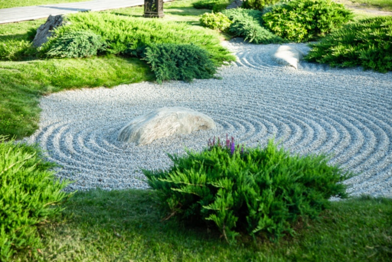 Japanese rock garden