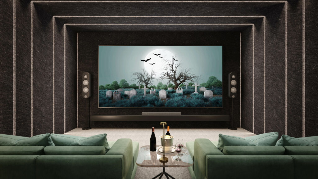 Luxury home theater room