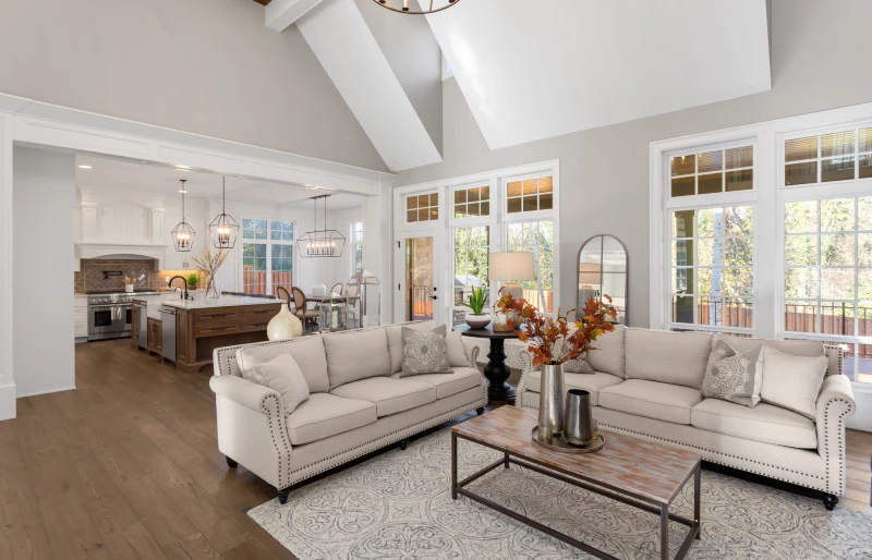 open concept floor plan