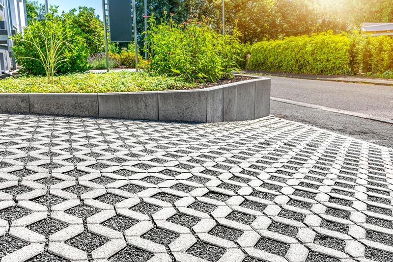 Patterned Driveway