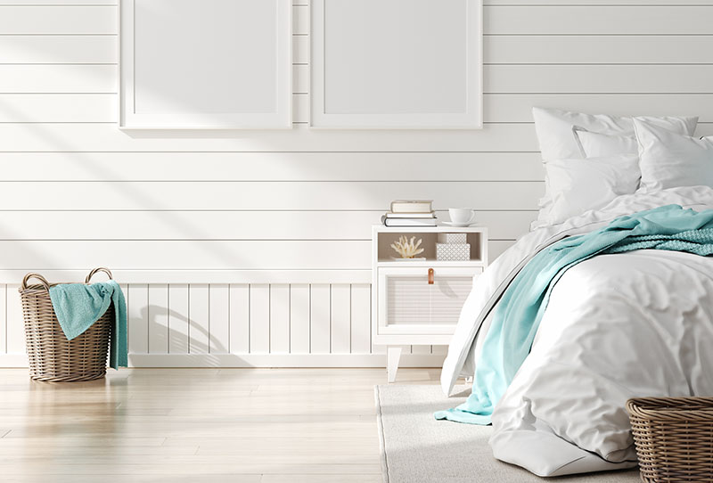 marine room with sea decor and furniture